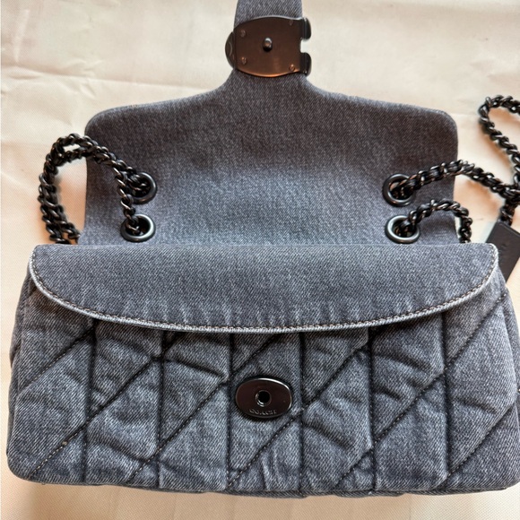 Coach Black Pebble Tabby Quilted Shoulder Bag - Picture 11 of 11